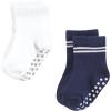 image:imageHudson Baby Baby 8pack Cotton Rich Newborn and Terry SocksAthletic Stripe Neutral