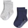 image:imageHudson Baby Baby 8pack Cotton Rich Newborn and Terry SocksAthletic Stripe Neutral