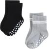 image:imageHudson Baby Baby 8pack Cotton Rich Newborn and Terry SocksAthletic Stripe Neutral