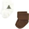 image:imageHudson Baby Baby 8pack Cotton Rich Newborn and Terry SocksHarvest Bear