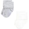 image:imageHudson Baby Baby 8pack Cotton Rich Newborn and Terry SocksMauve Neutral