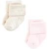 image:imageHudson Baby Baby 8pack Cotton Rich Newborn and Terry SocksMauve Neutral