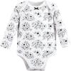 image:imageHudson Baby Baby Girls Cotton Longsleeve Bodysuits 3packMom Dad Toile