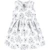 image:imageHudson Baby Girls Quilted Cardigan and DressBlue Toile