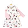 image:imageHudson Baby Girls Quilted Cardigan and DressDusty Rose Floral