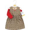 image:imageHudson Baby Girls Quilted Cardigan and DressLeopard Red