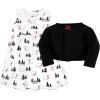 image:imageHudson Baby Girls Quilted Cardigan and DressWinter Bear