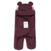 image:imageHudson Baby Unisex Baby Animal Sherpa Baby Outdoor Stroller Sack Wrap Black One SizeBurgundy