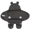 image:imageHudson Baby Unisex Baby Animal Sherpa Baby Outdoor Stroller Sack Wrap Black One SizeCharcoal