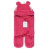 image:imageHudson Baby Unisex Baby Animal Sherpa Baby Outdoor Stroller Sack Wrap Black One SizeDk Pink