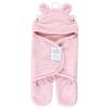 image:imageHudson Baby Unisex Baby Animal Sherpa Baby Outdoor Stroller Sack Wrap Black One SizeLt Pink