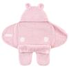 image:imageHudson Baby Unisex Baby Animal Sherpa Baby Outdoor Stroller Sack Wrap Black One SizeLt Pink