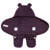 image:imageHudson Baby Unisex Baby Animal Sherpa Baby Outdoor Stroller Sack Wrap Black One SizePurple
