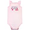 image:imageHudson Baby Unisex Baby Cotton Sleeveless BodysuitsPink Strawberry