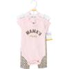 image:imageHudson Baby Unisex Cotton Bodysuit and Pant SetLeopard Mamas Mini