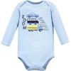 image:imageHudson Baby babyboys Cotton Longsleeve Bodysuits 3packVehicles