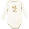 image:imageHudson Baby babygirls Cotton Longsleeve Bodysuits 5packSoft Painted Floral
