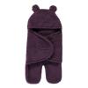 image:imageHudson Baby Unisex Baby Animal Sherpa Baby Outdoor Stroller Sack Wrap Black One SizePurple