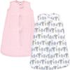image:imageHudson Baby Unisex Baby Interlock Cotton Sleeveless Sleeping BagPink Safari