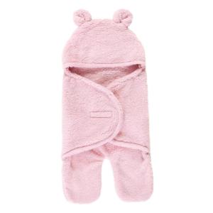 image:imageHudson Baby Unisex Baby Animal Sherpa Baby Outdoor Stroller Sack Wrap Black One SizeLt Pink