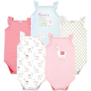 image:imageHudson Baby Unisex Baby Cotton Sleeveless BodysuitsLlama