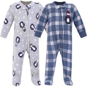image:imageHudson Baby Unisex Baby Fleece Sleep and PlayBlue Penguin