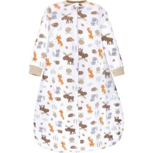 image:imageHudson Baby Unisex Baby Premium Quilted Long Sleeve Sleeping Bag and Wearable BlanketWoodland