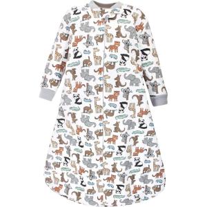image:imageHudson Baby Unisex Baby Premium Quilted Long Sleeve Sleeping Bag and Wearable BlanketZoo Animals