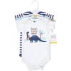 image:imageHudson Baby Unisex Baby Cotton BodysuitsBeach Dino