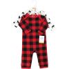 image:imageHudson Baby Unisex Baby Thermal Coveralls 2pkBuffalo Plaid Moose