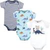 image:imageHudson Baby Unisex Baby Cotton BodysuitsBeach Dino
