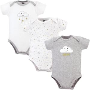 image:imageHudson Baby Unisex Baby Cotton BodysuitsGray Clouds