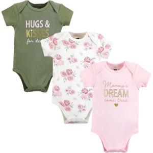 image:imageHudson Home Collection Baby Shawl Collar Plush RobeMom Dad Floral