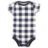 image:imageHudson Baby Unisex Baby Cotton Coverall Bodysuit and Bib Set Gentlemen 03 MonthsBrown Navy Mamas Boy