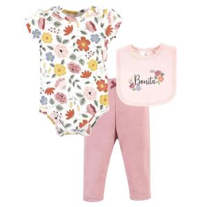 image:imageHudson Baby Unisex Baby Cotton Coverall Bodysuit and Bib Set Gentlemen 03 MonthsBonita