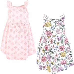 image:imageHudson Baby Infant and Toddler Girls Cotton Dresses Vintage Blossom 2T
