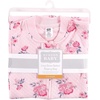 image:imageHudson Baby Unisex Baby Premium Quilted Long Sleeve Sleeping Bag and Wearable BlanketRosa Azul Marino Floral