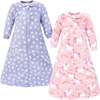 image:imageHudson Baby Unisex Baby Plush LongSleeve Sleeping Bag Sack BlanketCelestial Unicorn