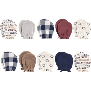 image:imageHudson Baby Baby Hudson Baby Unisex Baby Cotton Scratch Mittens Pink Clouds One SizeFootball