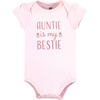 image:imageHudson Baby Baby Girls 3pc Cotton BodysuitsAuntie Bestie