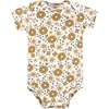 image:imageHudson Baby Baby Girls 3pc Cotton BodysuitsBe Happy Floral