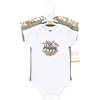 image:imageHudson Baby Baby Girls 3pc Cotton BodysuitsBe Happy Floral