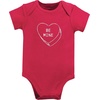 image:imageHudson Baby Baby Girls 3pc Cotton BodysuitsBe Mine Valentine