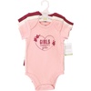 image:imageHudson Baby Baby Girls 3pc Cotton BodysuitsBright Future