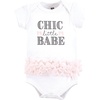 image:imageHudson Baby Baby Girls 3pc Cotton BodysuitsChic Little Babe Tutu
