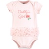 image:imageHudson Baby Baby Girls 3pc Cotton BodysuitsCoral Floral Daddys Girl