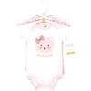 image:imageHudson Baby Baby Girls 3pc Cotton BodysuitsCutie Bear