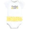 image:imageHudson Baby Baby Girls 3pc Cotton BodysuitsDaddys Girl Daisy Tutu