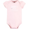 image:imageHudson Baby Baby Girls 3pc Cotton BodysuitsDaddys Princess Crown