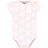 image:imageHudson Baby Baby Girls 3pc Cotton BodysuitsEaster Bunny Pink